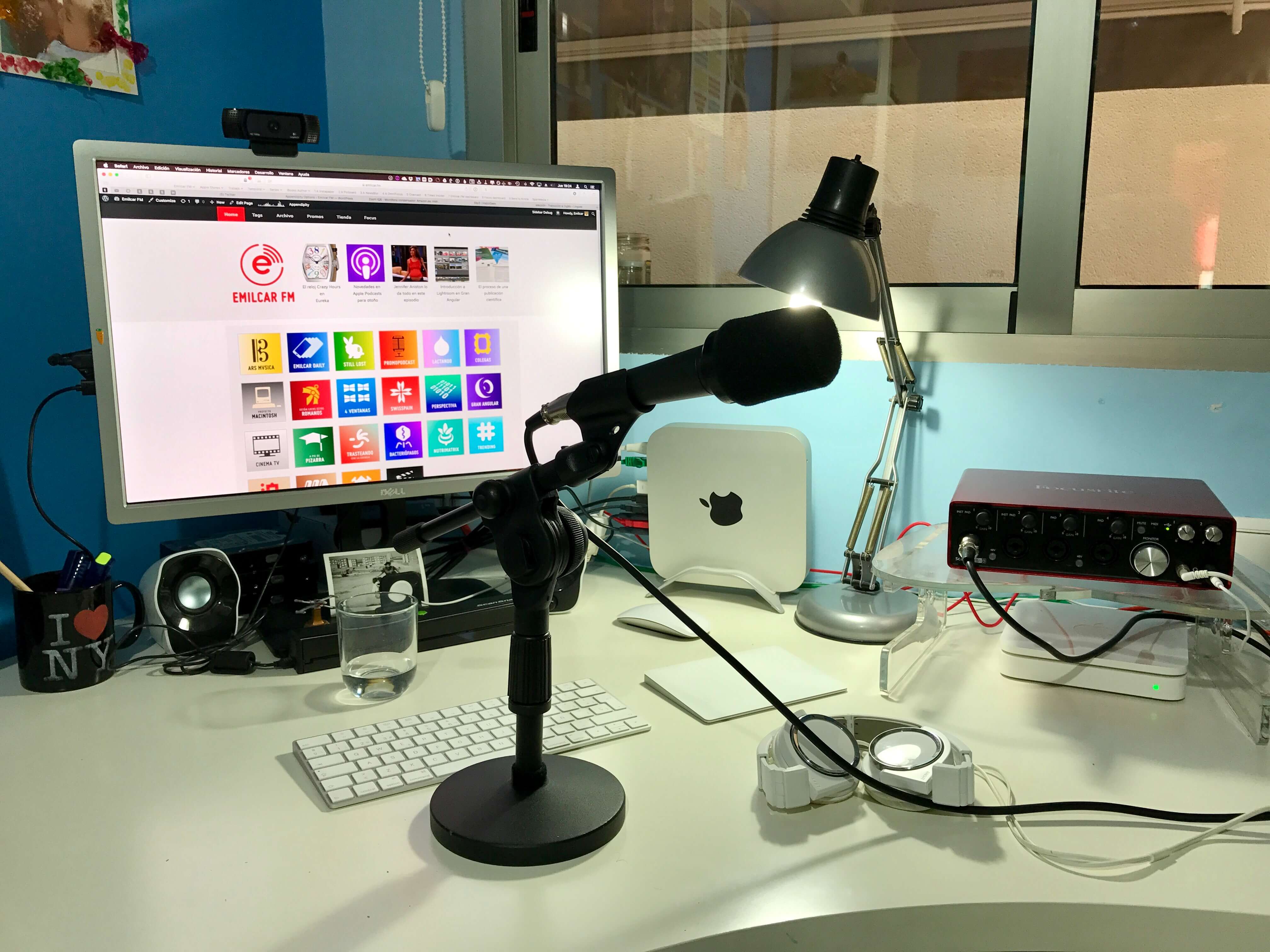 The podcasting gear of Emilio Cano